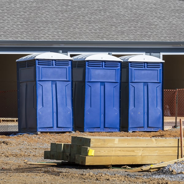 what is the maximum capacity for a single porta potty in Cobb Wisconsin